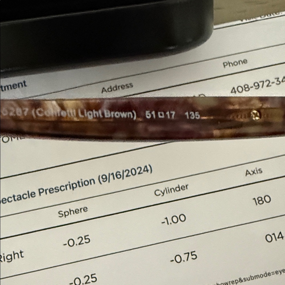 Coach Tortoise Rectangular Eyeglasses with Black … - image 4